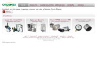 Sitio web de Ordeñadoras de México, S.a. de C.v