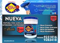 Sitio web de Pinturas Ribo