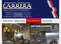 Sitio web de Productos Metálicos Carrera