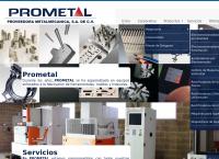 Sitio web de Proveedora Metalmecánica, S.A. de C.V. Prometal