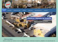 Sitio web de Plásticos y Metales de Coahuila, S.a. de C.v
