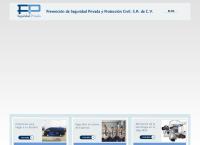 Sitio web de Prevención de Seguridad Privada y Protección Civil, S.A. de C.V. PYP