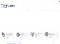 Sitio web de Q-Pumps, S.A. de C.V. QPUMPS