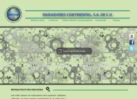 Sitio web de Radiadores Continental, S.A. de C.V. RADCONSA
