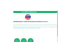 Sitio web de Refrigeración y Climas Artificiales de México, S.a. de C.v
