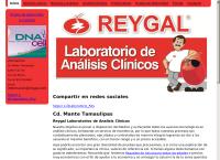 Sitio web de Reygal Laboratorios