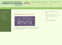 Sitio web de Rimini de México, S.a. de C.v