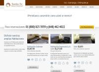 Sitio web de Hotel Santa Fe