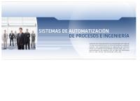 Sitio web de Sistemas de Automatización de Procesos e Ingeniería, S.A. de C.V. SAPI
