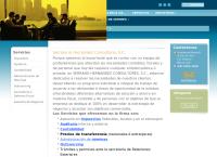 Sitio web de Contadores y Consultores Serrano Hernandez SC