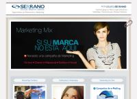Sitio web de Serrano Publicidad, Comunicación y Marketing