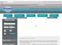 Sitio web de Servicios Turísticos Mexicanos Seturmex