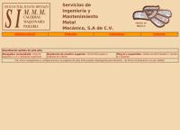 Sitio web de Servicios de Ingeniería y Mantenimiento Metal Mecánico SIMMM