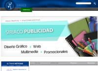 Sitio web de Siriaco Publicidad