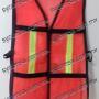 Subido por visitante en 07/06/2018 - Chaleco Malla Naranja franj amarillo con broche