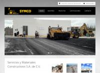 Sitio web de Servicios y Materiales Constructivos, S.A. de C.V. SYMCO