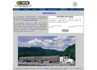 Sitio web de Transportes Especializados Cantú Segovia, S.A. de C.V. TECS
