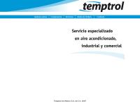 Sitio web de Temptrol de México, S.a. de C.v