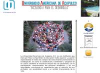 Sitio web de Universidad Americana De Acapulco