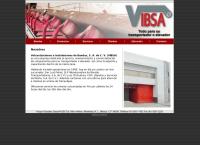 Sitio web de Vulcanizaciones e Instalaciones de Bandas, S.A. de C.V. VIBSA