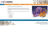 Sitio web de Wemex Superabrasivos S. de R.l. de C.v