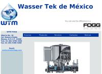 Sitio web de Wasser Tek de México