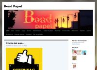 Sitio web de Bond Papel