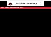 Sitio web de Industrias Ruiz Mexicana SA de Cv