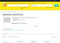 Sitio web de Arpaga Servicios
