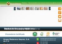 Sitio web de Grupo Maderero Gaycez SA de CV