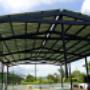 Techumbre a dos aguas Colegio Zumarraga Acapulco