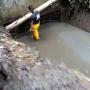 Limpieza de drenaje en Rio