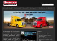 Sitio web de Kenworth Metropolitanos, S.a. de C.v