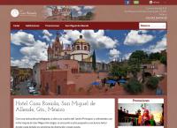 Sitio web de Hotel Casa Rosada