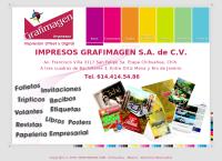 Sitio web de Impresos Grafimagen, S. A. de C. v