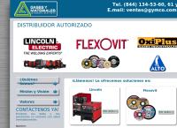 Sitio web de Gases y Materiales de Coahuila S. de R.l. de C.v.