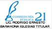Correduria Pública No. 21
