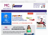Sitio web de Medica Campestre Hospital