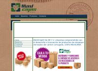 Sitio web de MAXI-CAJAS S.A.C.V