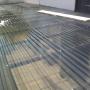 tipo plano en policarbonato acanalado bronce
