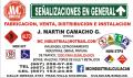 SEÑALIZACIONES VIALES, TOPES PARA ESTACIONAMIENTOS, BOYAS METALICAS, BOYAS CON FOTOCELDA, CONOS, BARRERAS , TRAFITAMBOS, SEÑALES DE OBRA, VIALETAS,