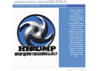 Sitio web de Hipump Equipos y Refacciones SA de Cv