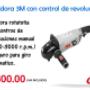 Pulidora 3M con control de revoluciones