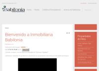Sitio web de Inmobiliaria Babilonia
