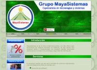 Sitio web de Maya Sistemas