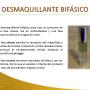 Desmaquillante bifasico