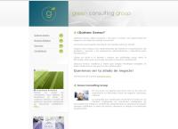 Sitio web de Green Consulting