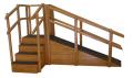 Escalera de rampa angular