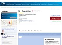 Sitio web de Nh Guadalajara