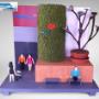 Maqueta para proyecto sustentable, escala 1:25